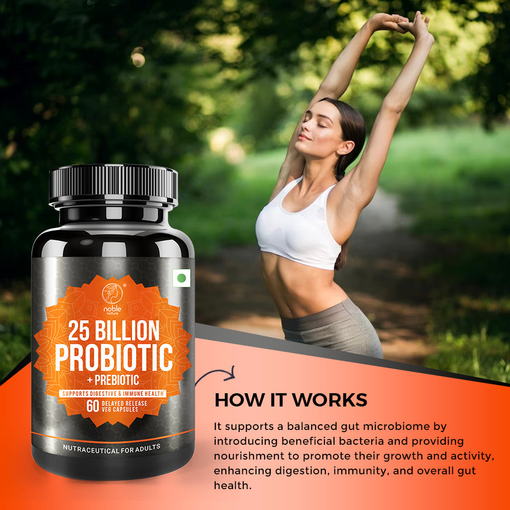 25 Billion Cfus Probiotic Capsules