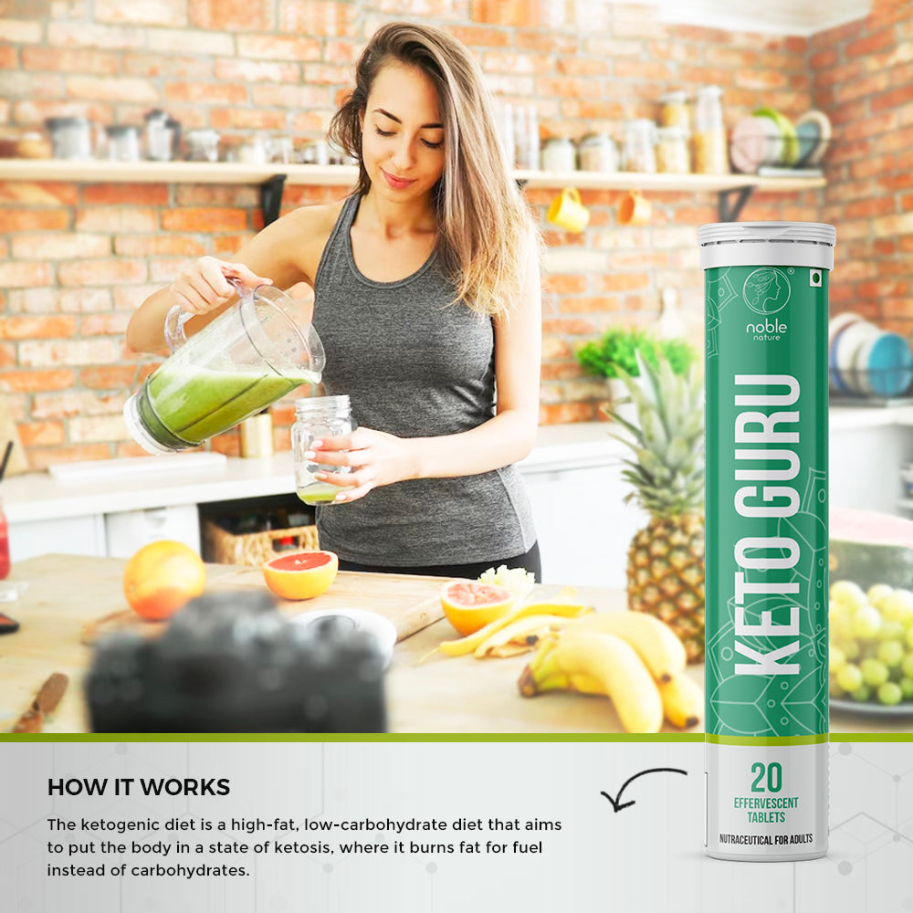 Noble Nature Keto Guru 60 Effervescent Tablets