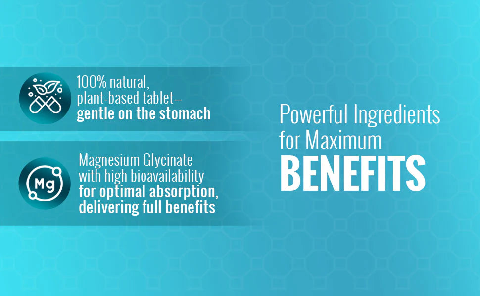 جليسينات المغنيسيوم المخلبي 3500 ملغ 120 قرصًا