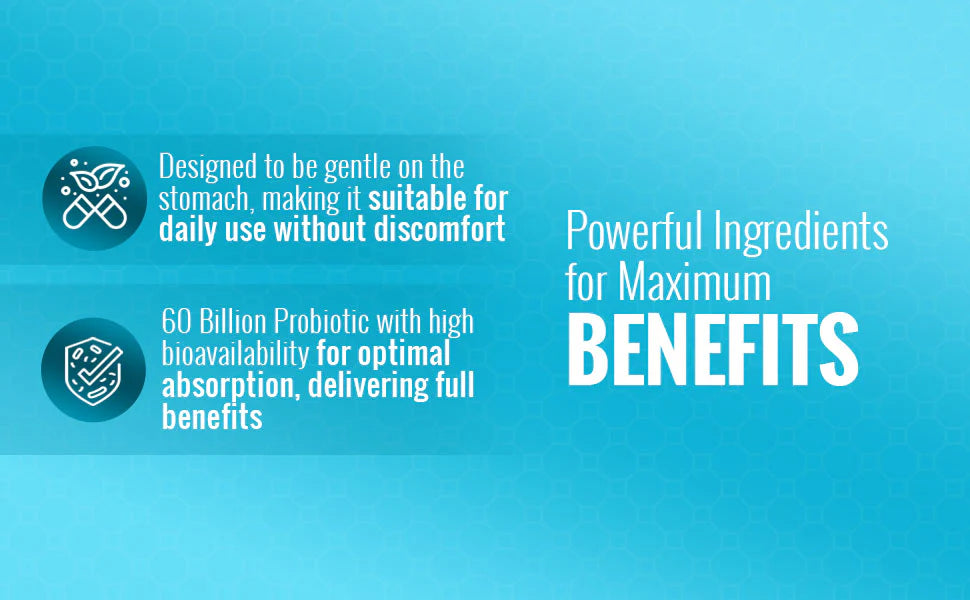 60 Billion Cfus Probiotic Capsules