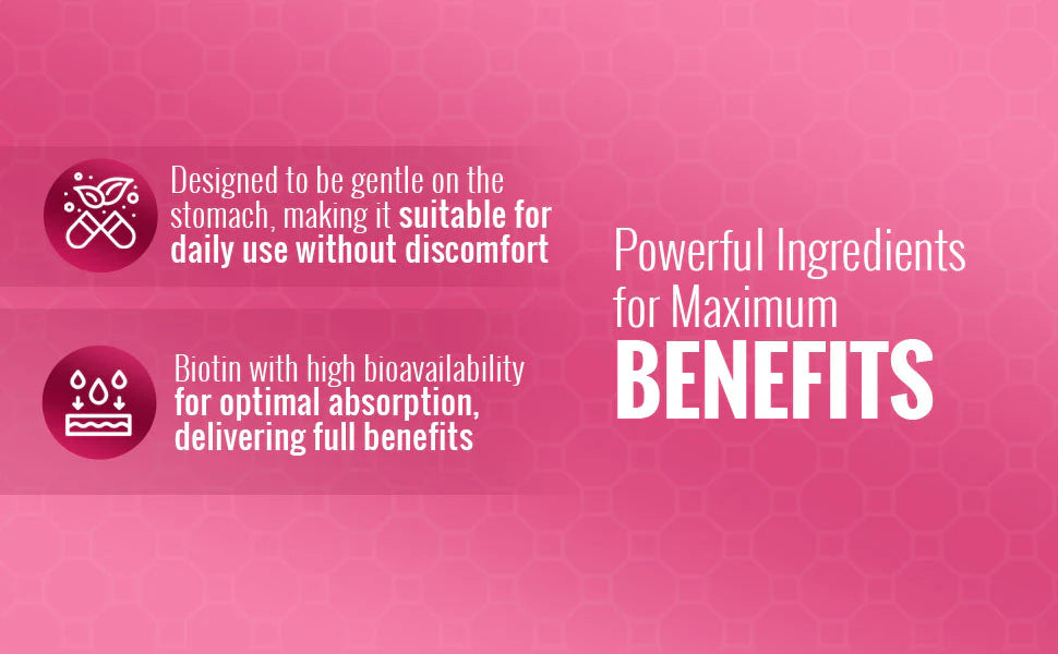 أقراص البيوتين 2500 ميكروغرام 