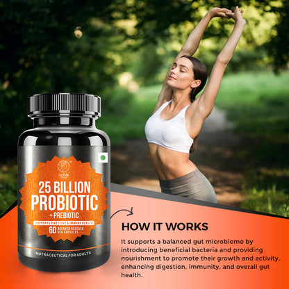 25 Billion Cfus Probiotic Capsules