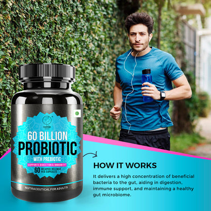 60 Billion Cfus Probiotic Capsules