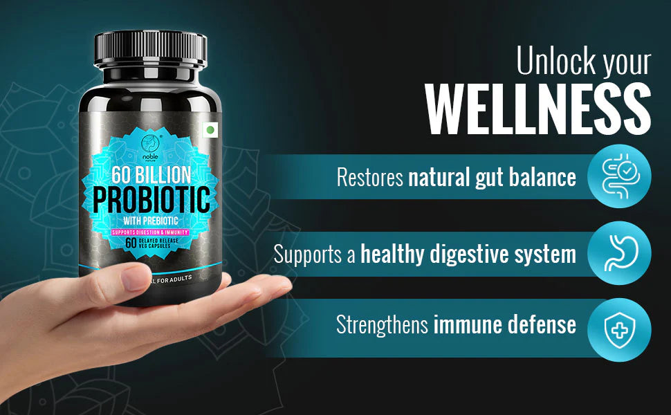60 Billion Cfus Probiotic Capsules