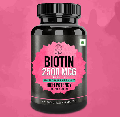 أقراص البيوتين 2500 ميكروغرام 