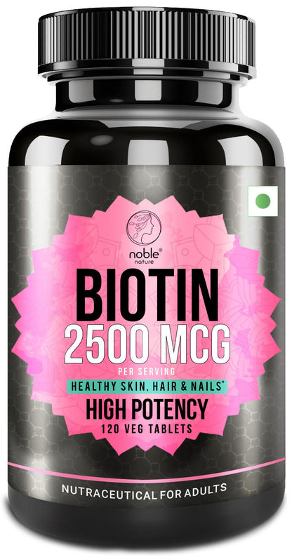 أقراص البيوتين 2500 ميكروغرام 