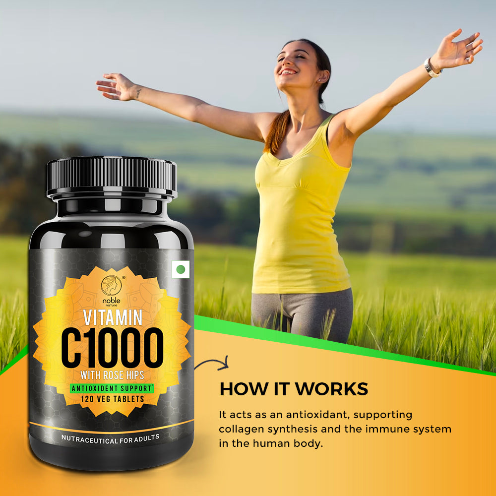 Vitamin C1000 with rose hips-120 Tablets