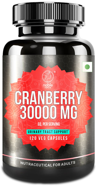 Cranberry Concentrate Extract + Vitamin C | 30,000mg | 120 Capsules