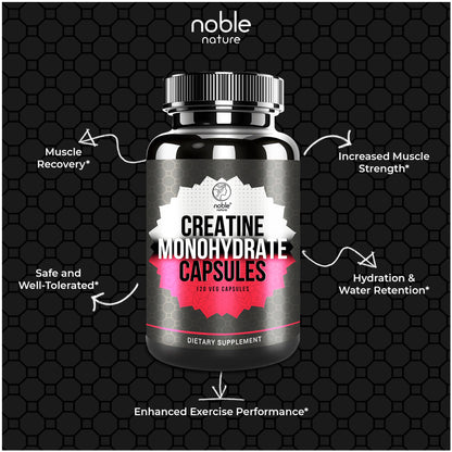 كبسولات الكرياتين أحادية الهيدرات