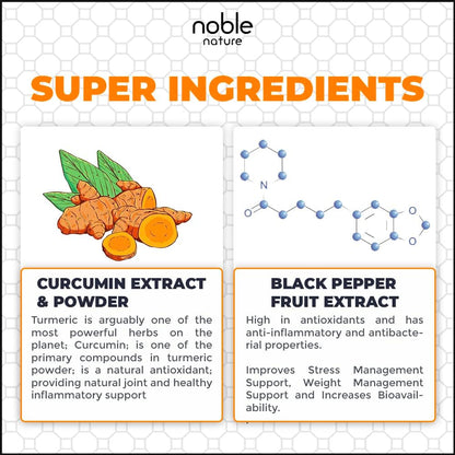 كبسولات مستخلص الكركمين 95%