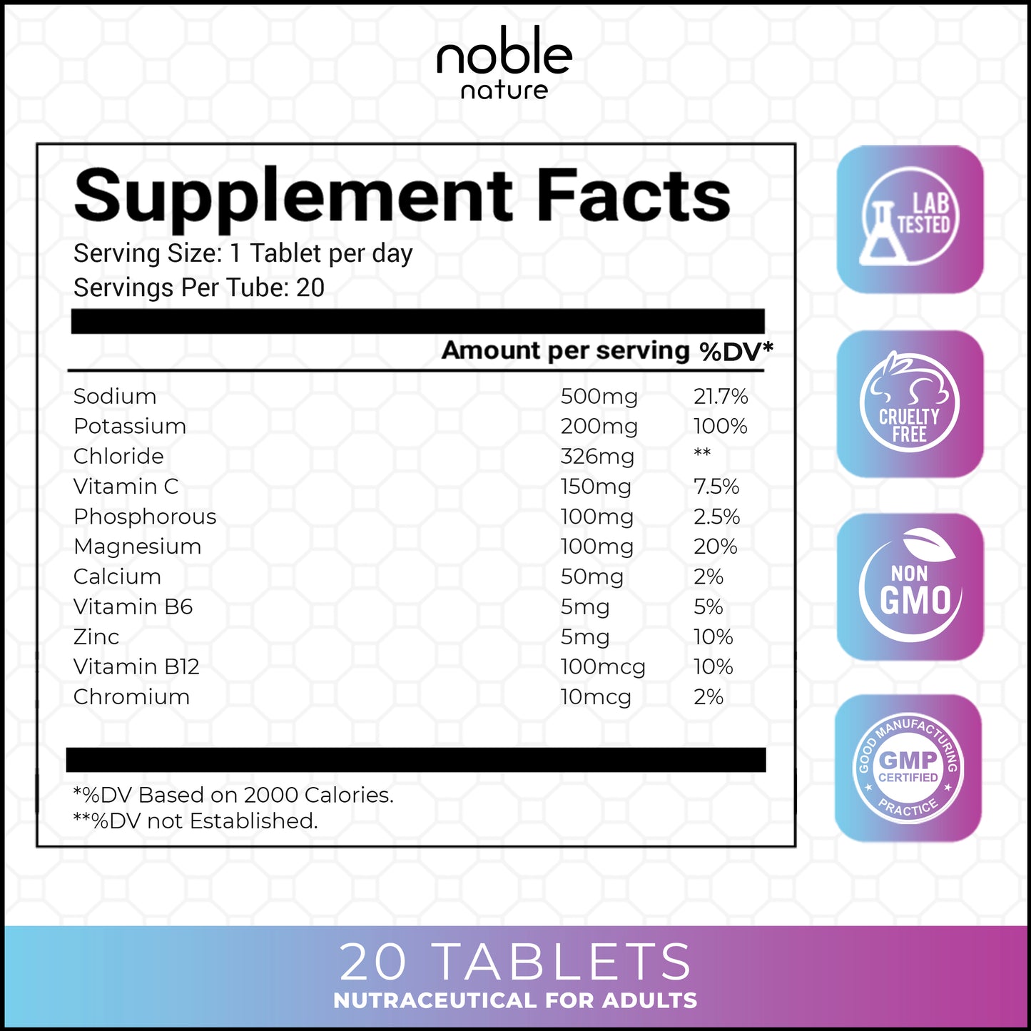 Electrolyte Effervescent Tablets (Litchi)