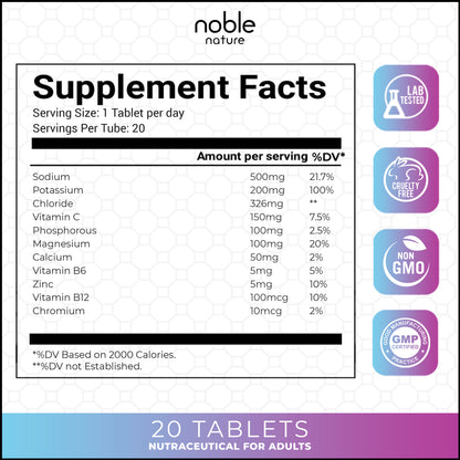 Electrolyte Effervescent Tablets (Litchi)