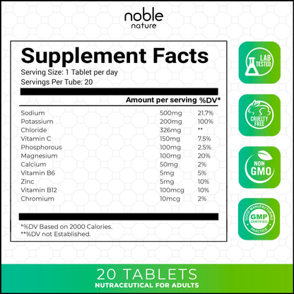 Electrolyte Effervescent Tablets (Coconut Pineapple)