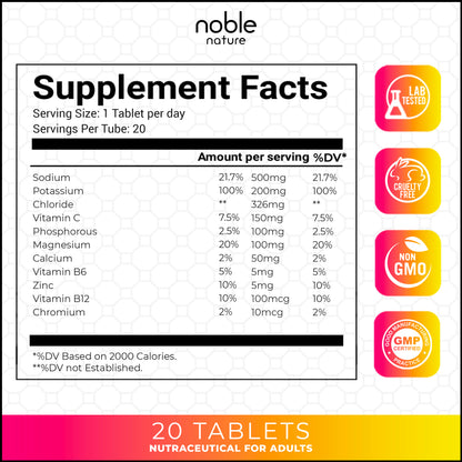 Electrolyte Effervescent Tablets (Passionfruit Guava)