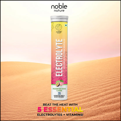 Electrolyte Effervescent Tablets (Passionfruit Guava)