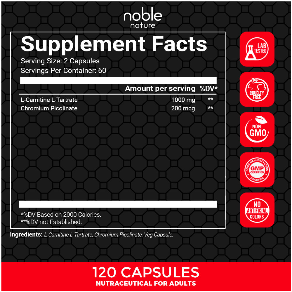 كبسولات إل كارنيتين إل تارترات 