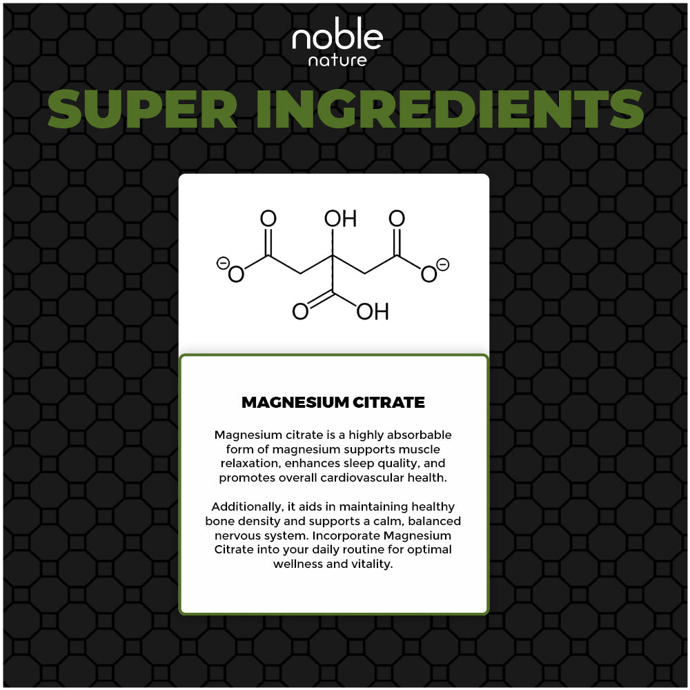 أقراص سترات المغنيسيوم