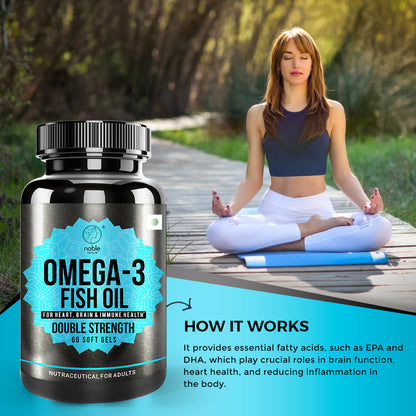 كبسولات زيت السمك أوميغا 3 الناعمة 