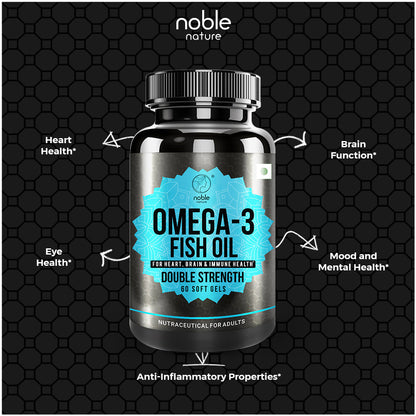 كبسولات زيت السمك أوميغا 3 الناعمة 