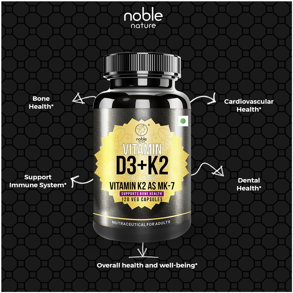 كبسولات فيتامين د3 + ك2 