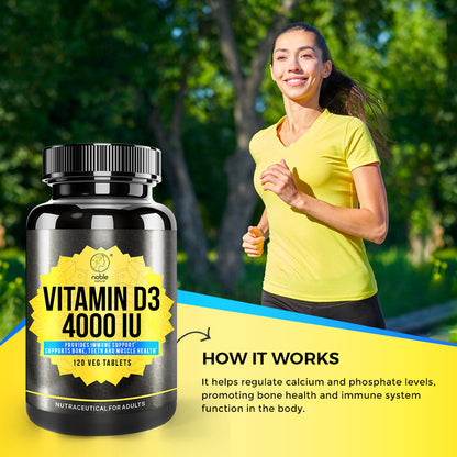 أقراص فيتامين د3 4000 وحدة دولية 