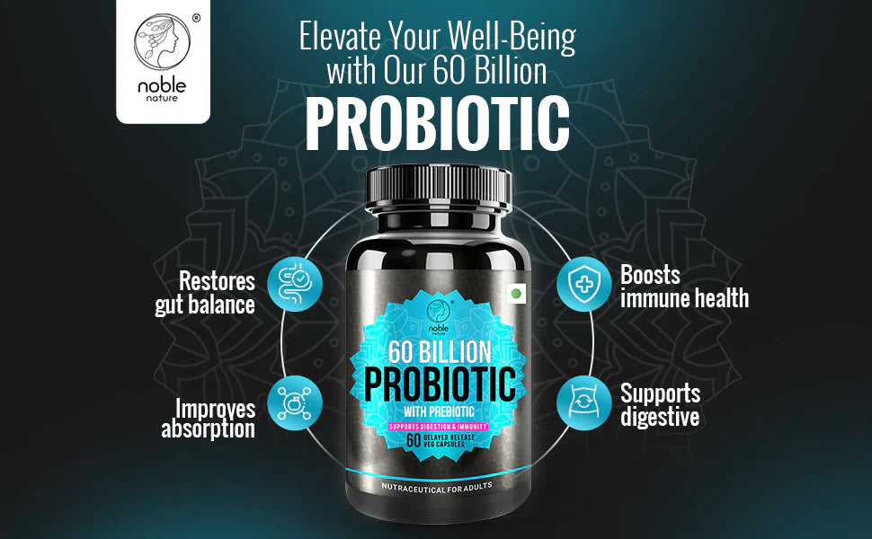 60 Billion Cfus Probiotic Capsules