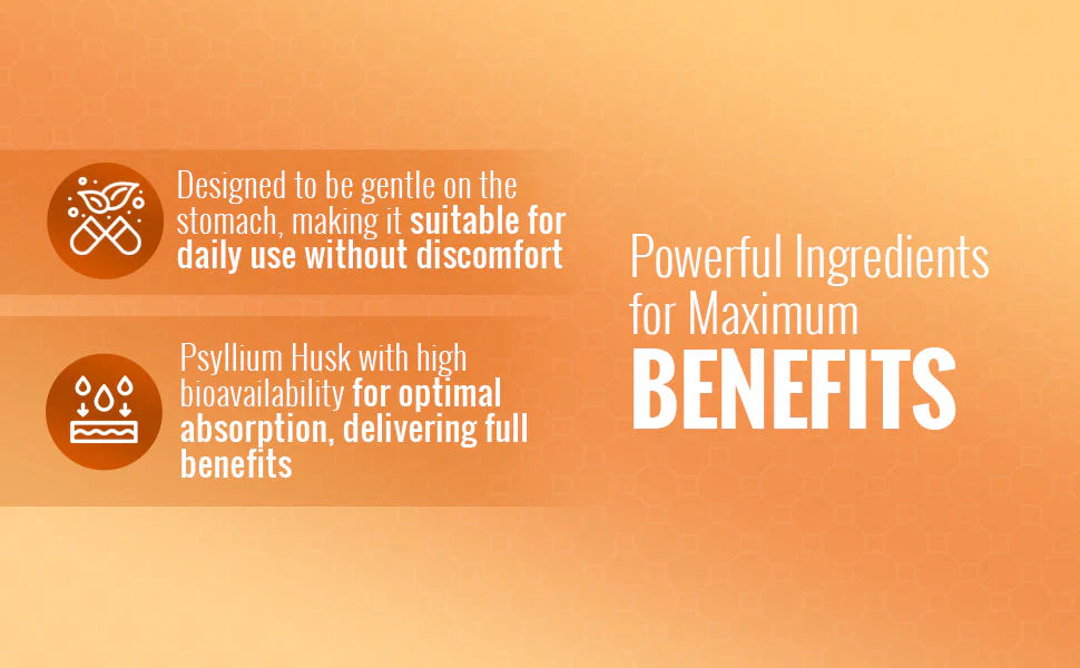 Psyllium Husk Powder Supplement, 180 Capsules