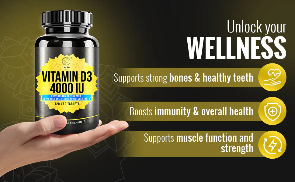 أقراص فيتامين د3 4000 وحدة دولية 