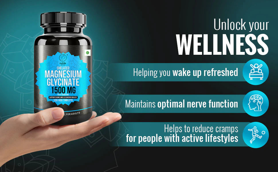 جليسينات المغنيسيوم المخلبي 3500 ملغ 120 قرصًا